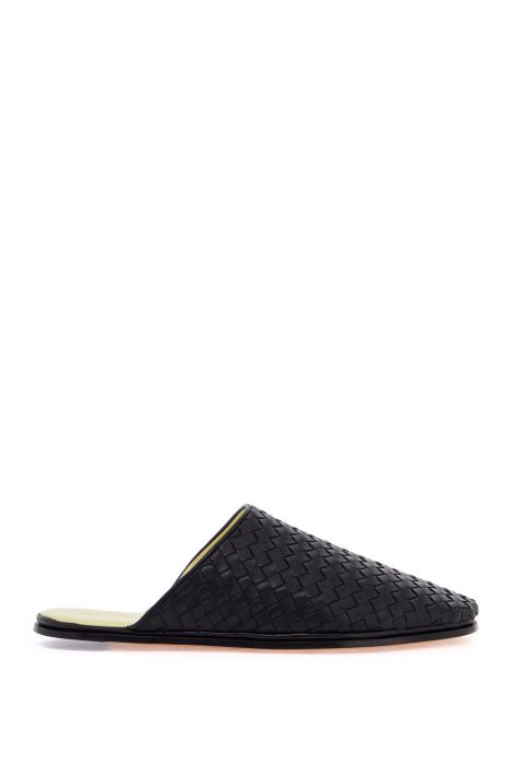 bottega veneta intrecciato nappa leather mules