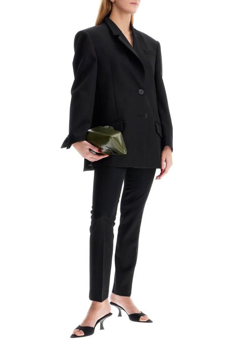 the attico blazer asimmetrico in lana