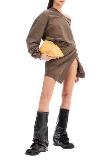 the attico lightweight fleece mini dress