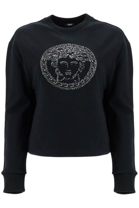 versace 'boxy sweatshirt with med