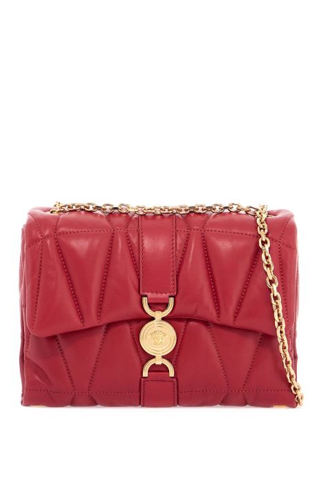 versace quilted shoulder bag kleio