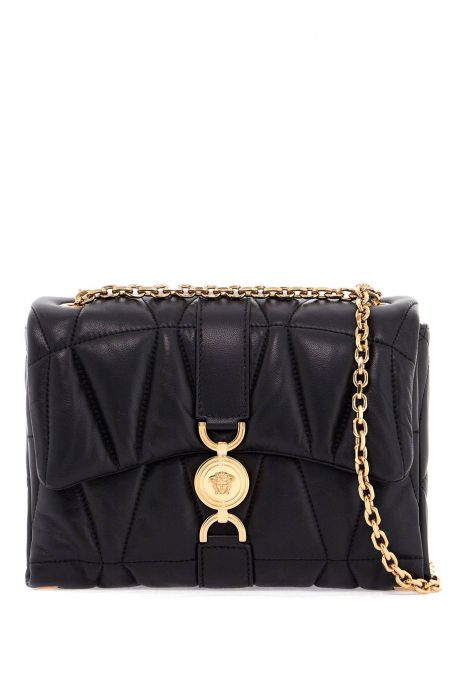 versace quilted shoulder bag kleio