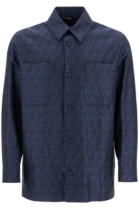 fendi 'ff labyrinth jacquard go to jacket