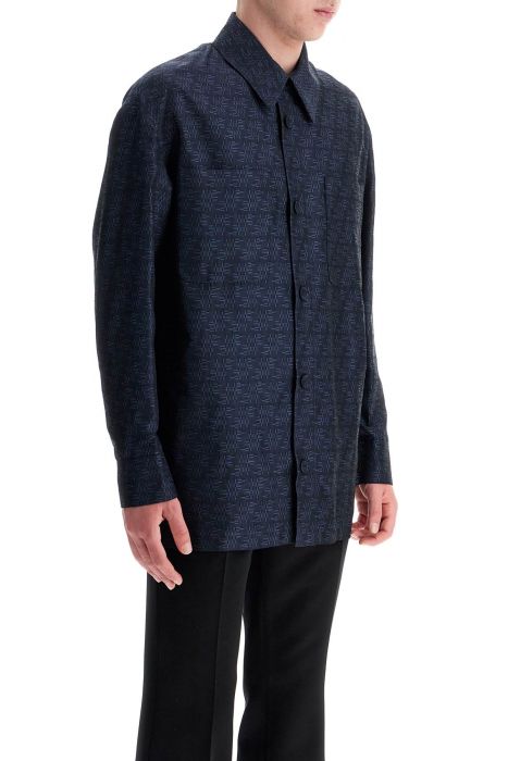 fendi 'ff labyrinth jacquard go to jacket