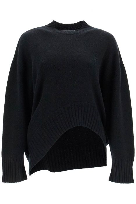 the attico asymmetric wool and cashmere pullover