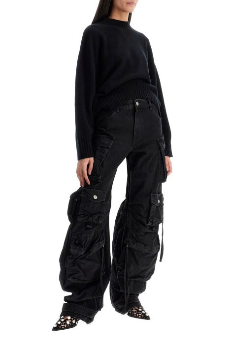 the attico asymmetric wool and cashmere pullover