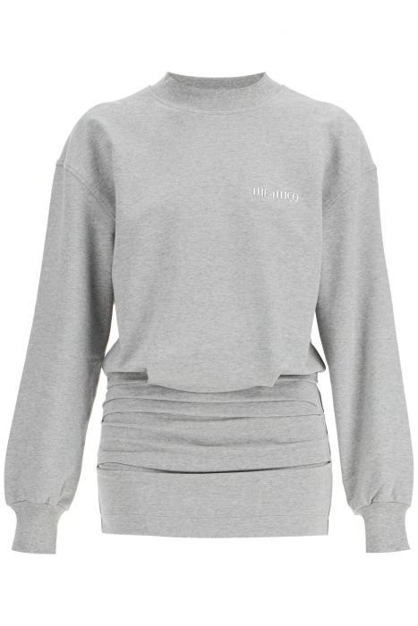 the attico lightweight fleece mini dress
