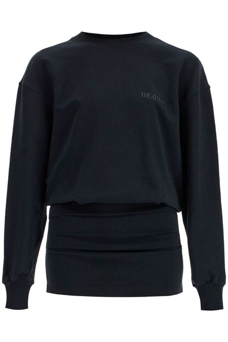 the attico lightweight fleece mini dress