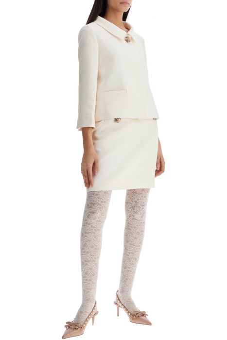 valentino garavani lace patterned t