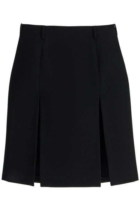 the attico 'wool skirt with slits'