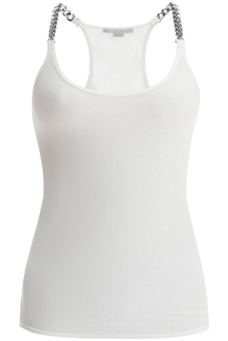stella mccartney 'tank top with chains detail