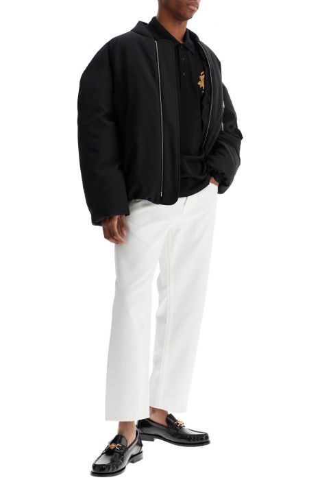 versace short-sleeved polo shirt with