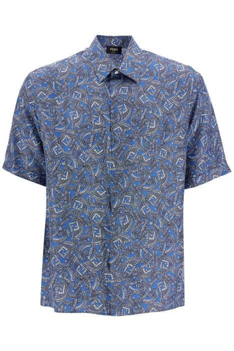 fendi short-sleeved silk shirt by fendi jew