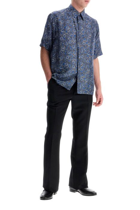 fendi short-sleeved silk shirt by fendi jew