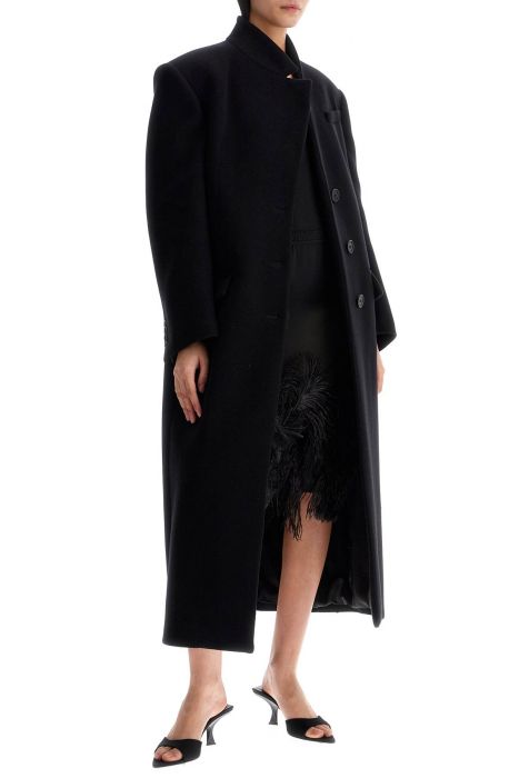 the attico long woolen cloth coat