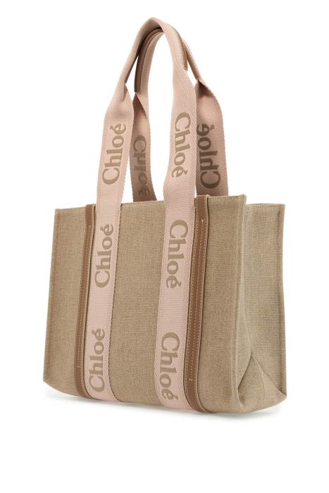 chloe' woody medium tote bag