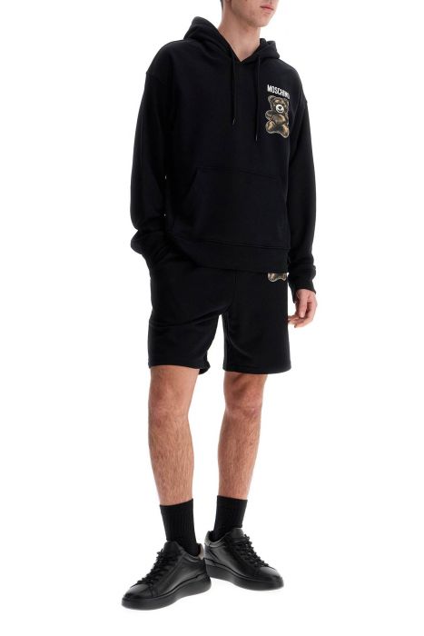 moschino moschino teddy bear hooded sweat