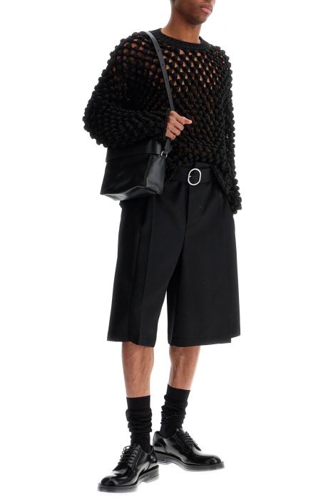 jil sander popcorn stitch sweater