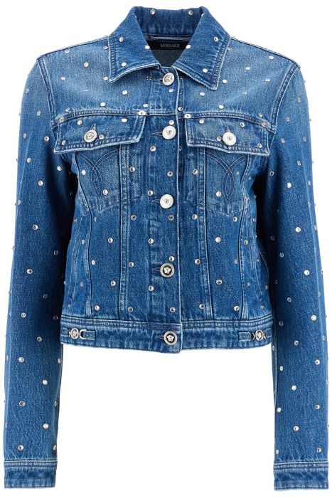 versace 'starry sky denim jacket