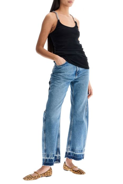 stella mccartney vintage effect barrel jeans for men
