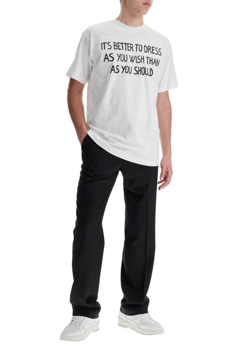 moschino t-shirt with lettering print