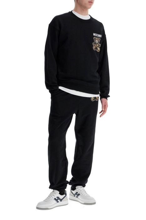 moschino moschino teddy bear crewneck