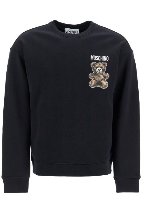 moschino moschino teddy bear crewneck