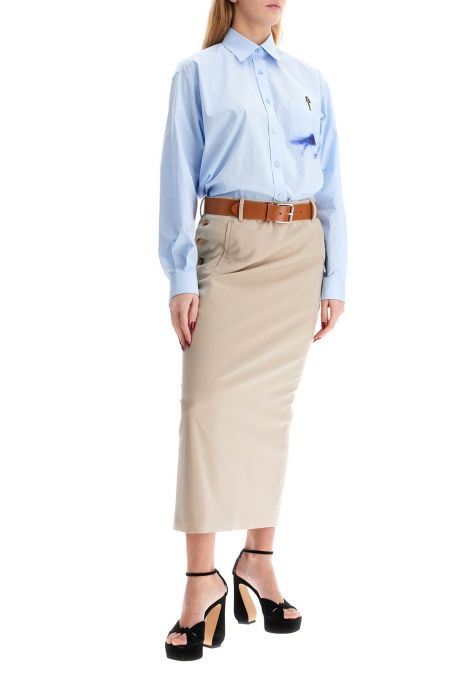 moschino skirt with belt