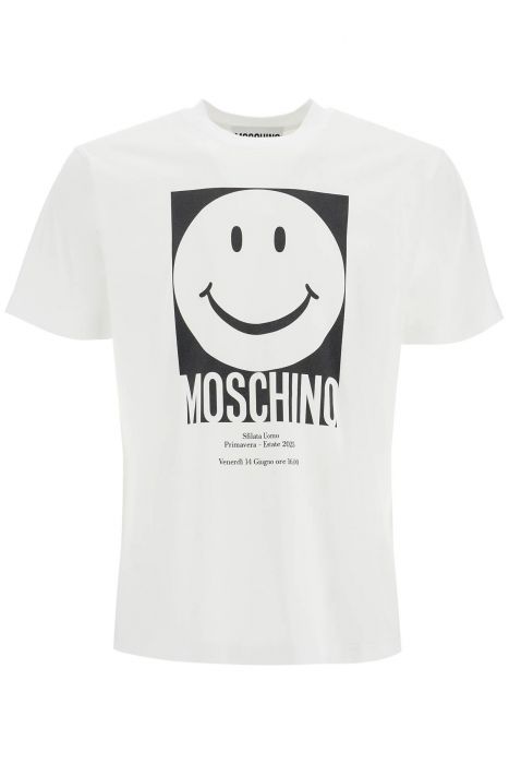 moschino 'smiley print t-shirt