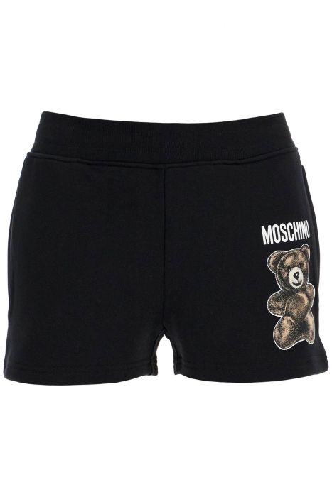 moschino moschino teddy bear sports shorts