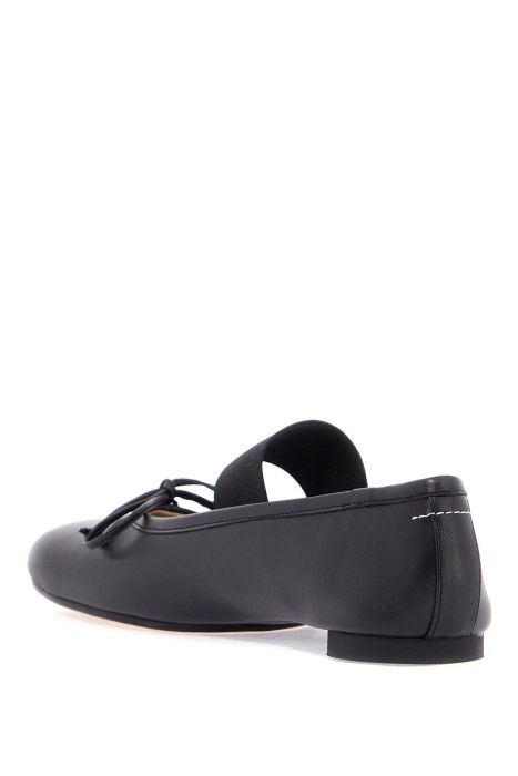 mm6 maison margiela smooth leather anatomical ballerina