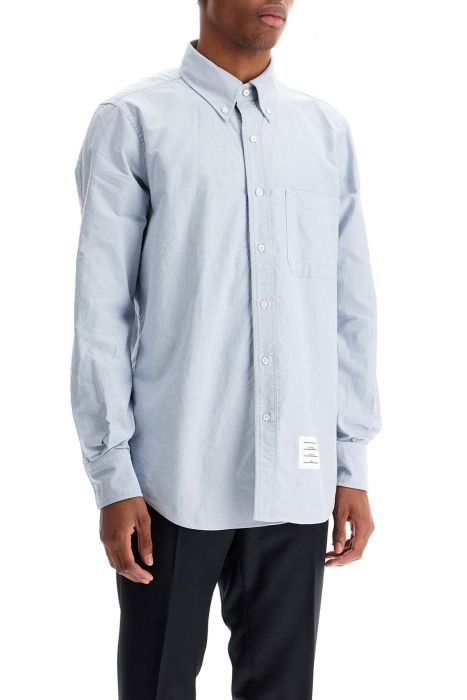 thom browne "oxford signature striped shirt in