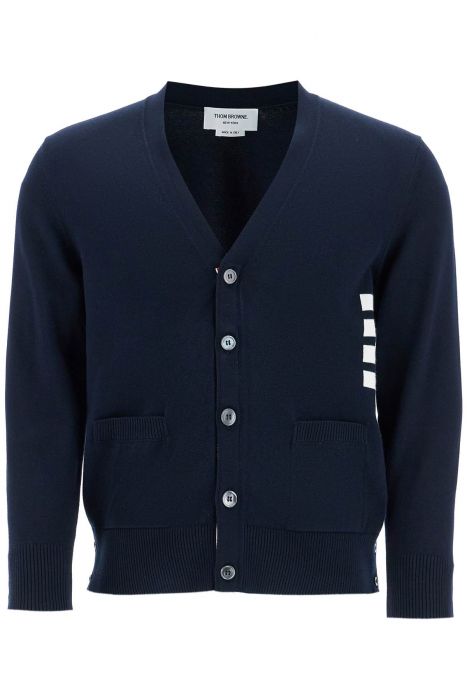 thom browne 4-bar cotton cardigan for