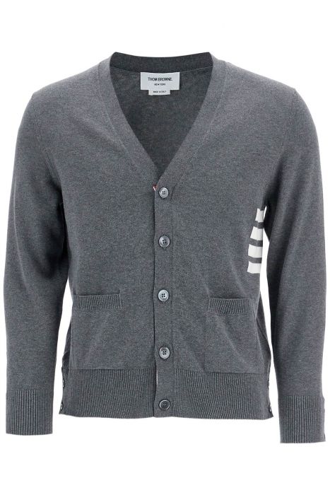 thom browne 4-bar cotton cardigan for