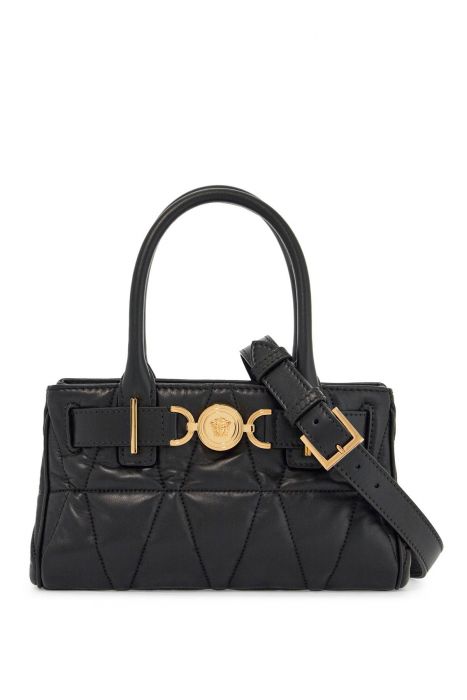 versace quilted medusa handbag