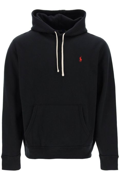 polo ralph lauren fleece-back cotton hoodie