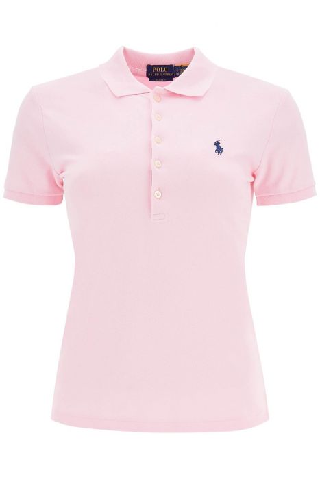 polo ralph lauren julie slim fit five button polo shirt