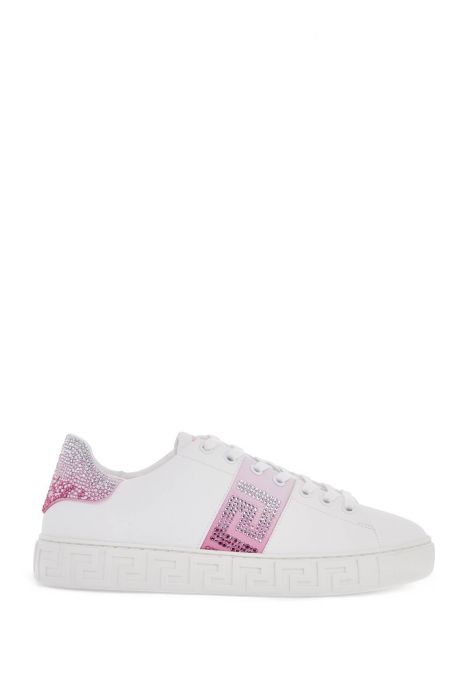 versace 'greca crystal sneakers