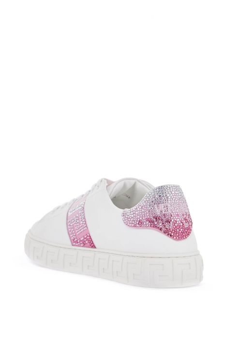 versace 'greca crystal sneakers