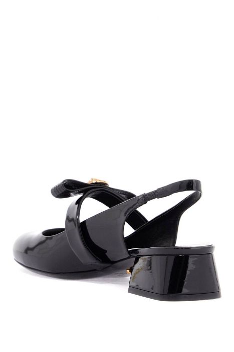 versace gianni ribbon slingback
