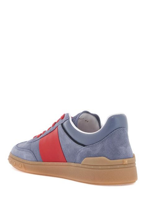 valentino garavani suede leather upvillage sneakers