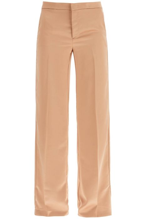 the andamane flared satin trousers