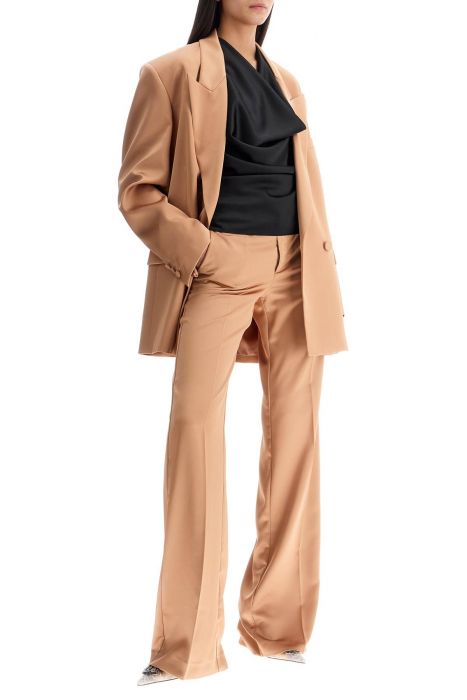 the andamane flared satin trousers