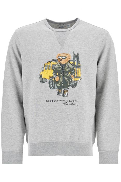 polo ralph lauren polo bear interlock crewneck sweatshirt
