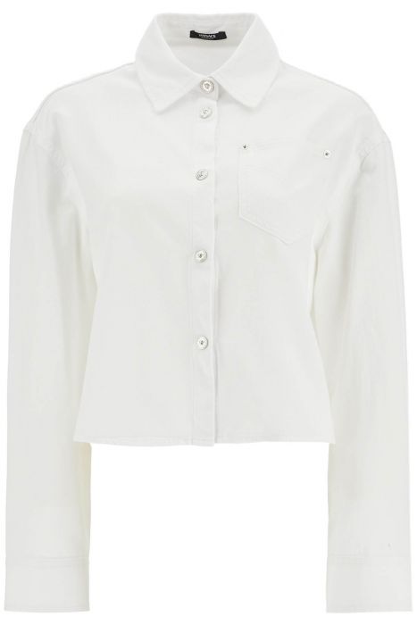 versace short boxy shirt
