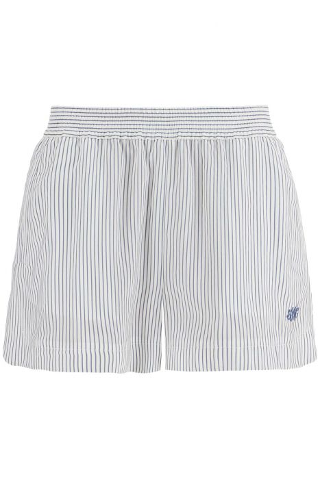 stella mccartney 'striped silk shorts in a