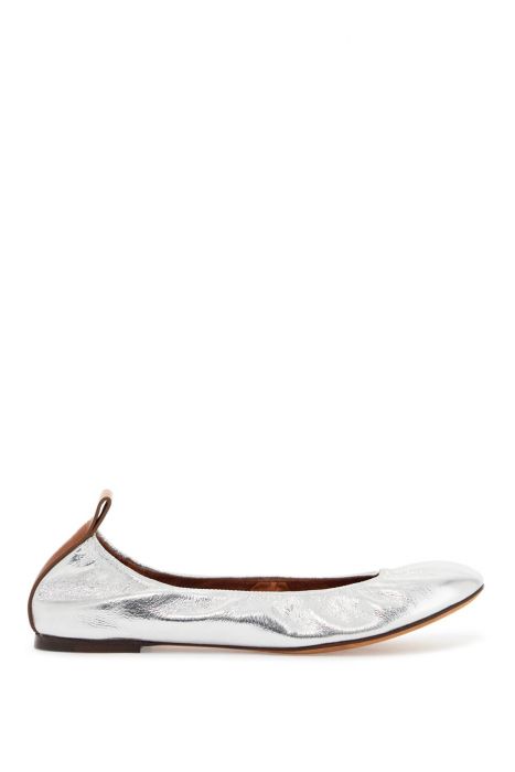 lanvin laminate ballet
