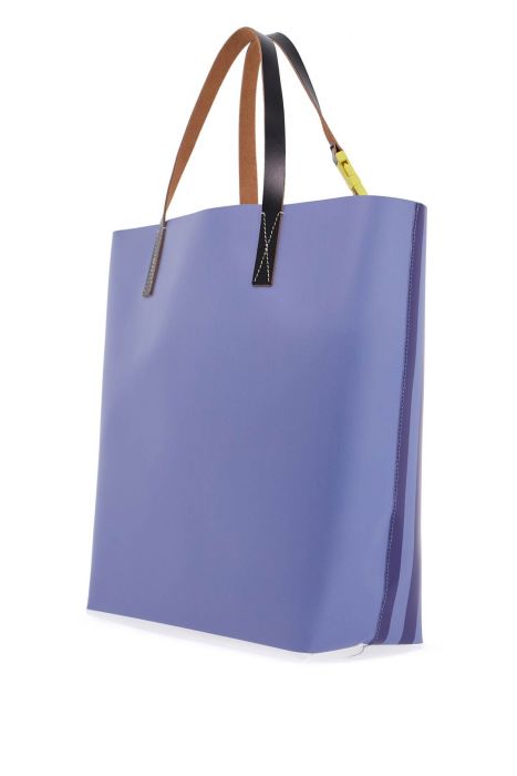 marni striped tribeca tote bag