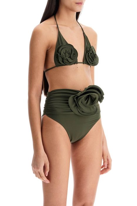 magda butrym floral bikini top with vibrant
