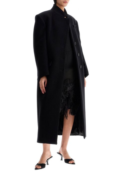 the attico midi skirt with feathers.